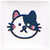 ニコ10モザイクタイル ねこ 桃