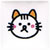 ニコ10モザイクタイル ねこ 黄